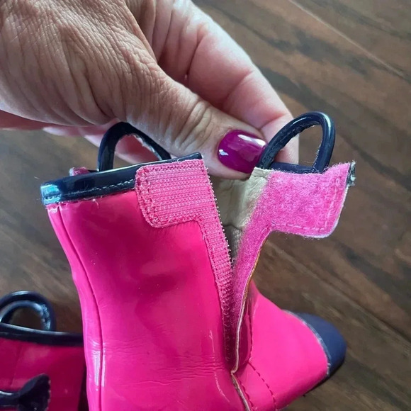 Robeez Pink and Blue Booties-infant size 3 - Picture 7 of 7